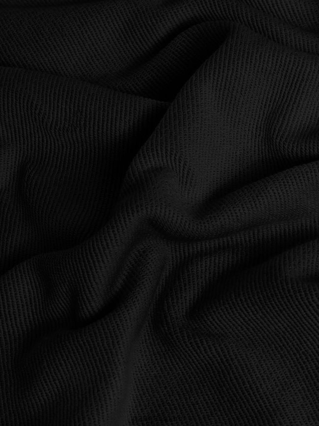 noir Pangaia vêtements femmes DH84F0162 t-shirt coupe décontractée