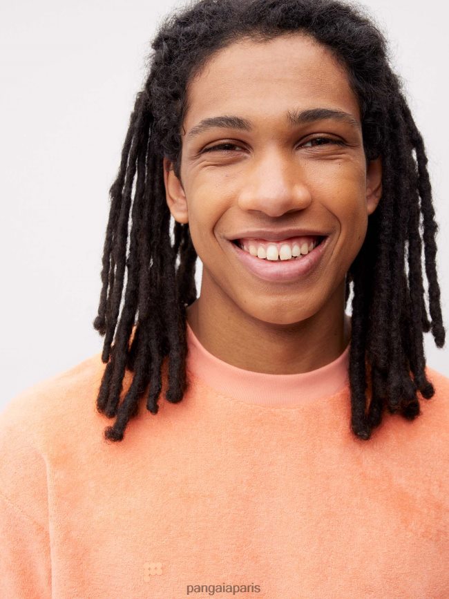 pêche parfaite Pangaia vêtements femmes DH84F0163 t-shirt en éponge