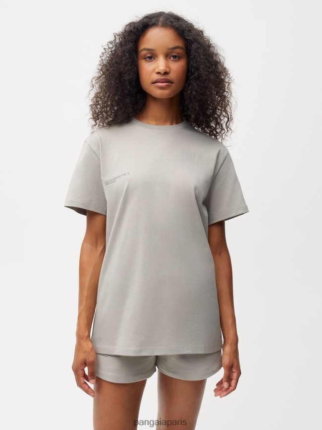 pierre Pangaia vêtements femmes DH84F0166 t-shirt en coton biologique avec âme en fibre c