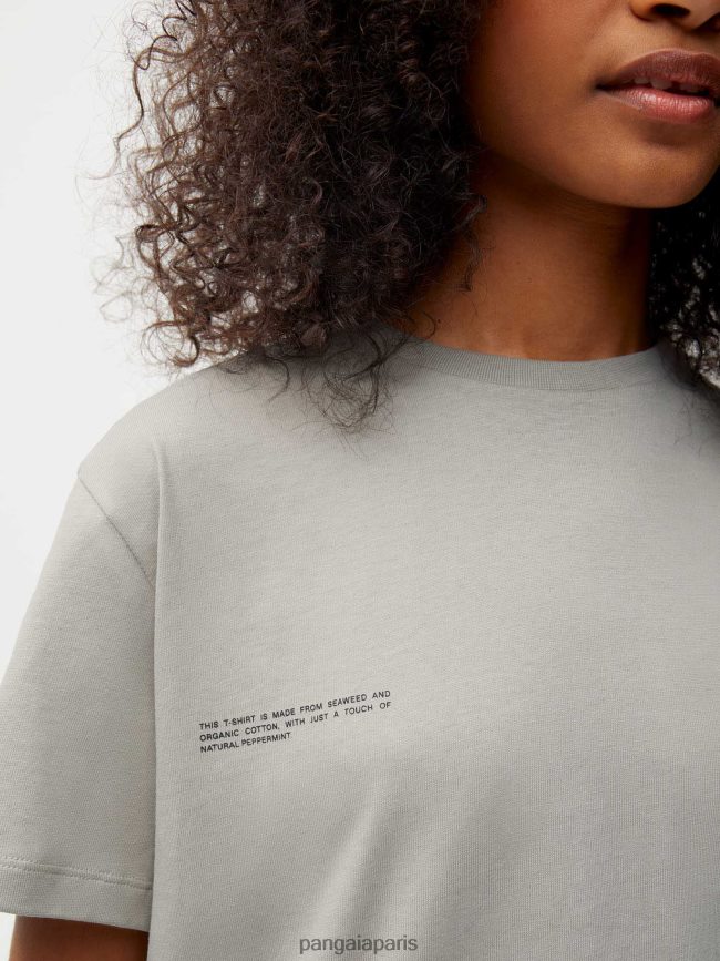 pierre Pangaia vêtements femmes DH84F0166 t-shirt en coton biologique avec âme en fibre c