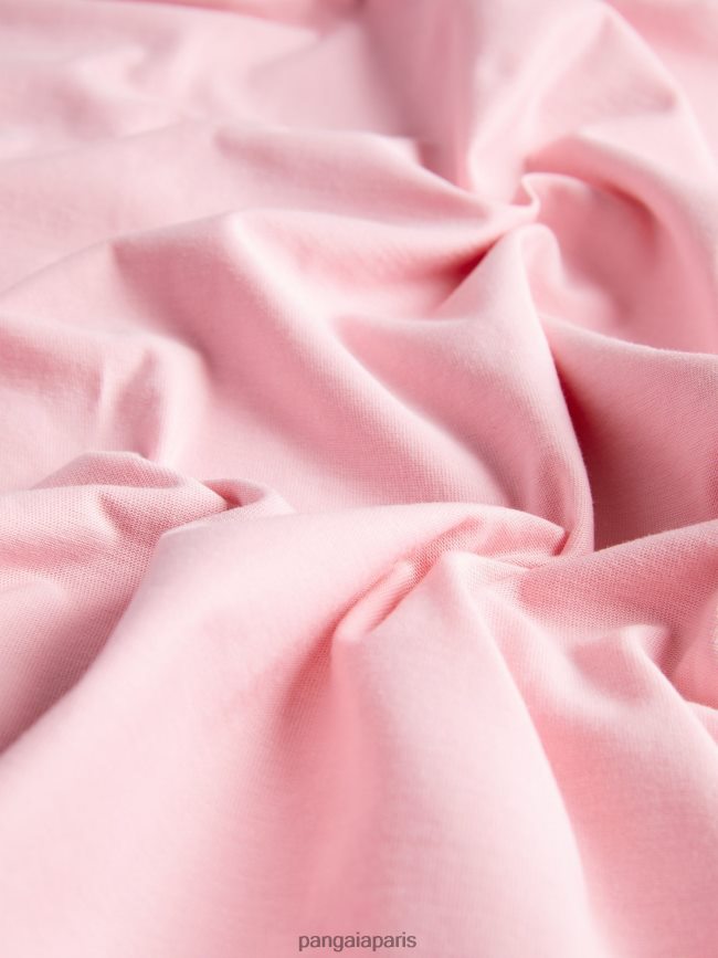 rose sakura Pangaia vêtements femmes DH84F0192 pprmint t-shirt à épaules courtes en coton bio aw21