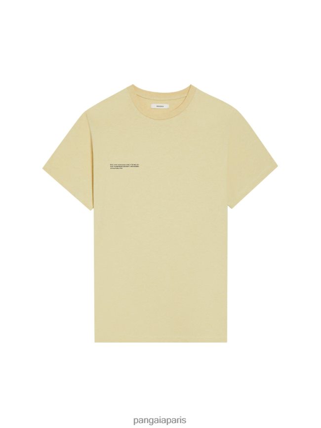 vert matcha Pangaia vêtements femmes DH84F0195 t-shirt colorant alimentaire