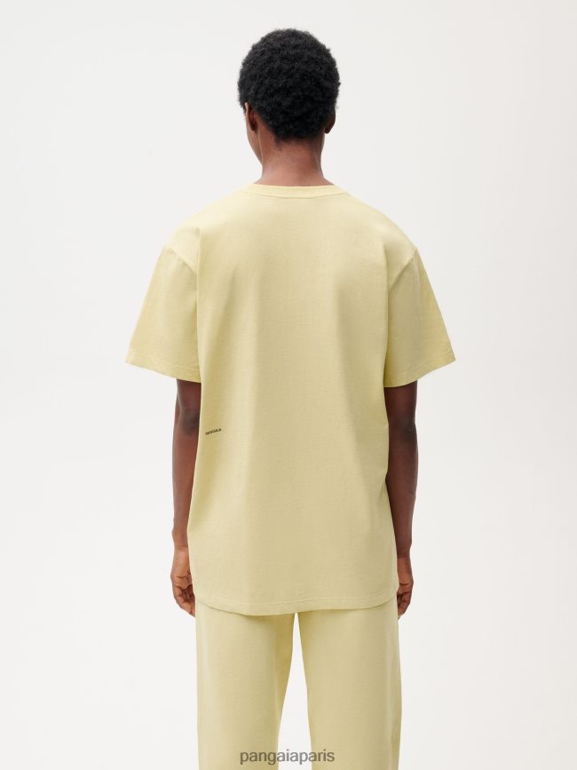 vert matcha Pangaia vêtements femmes DH84F0195 t-shirt colorant alimentaire