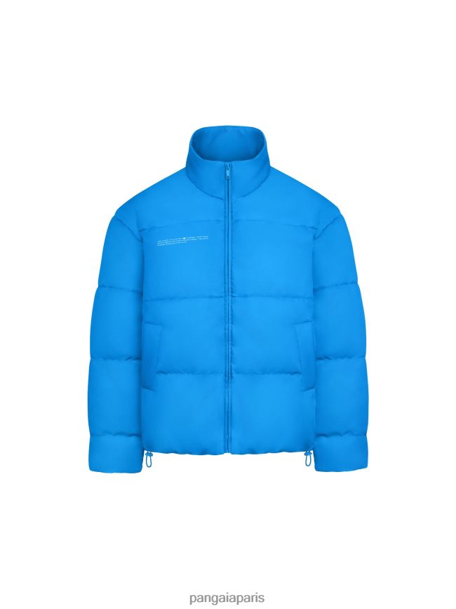 bleu céruléen Pangaia vêtements femmes DH84F0447 veste bomber flwrdwn