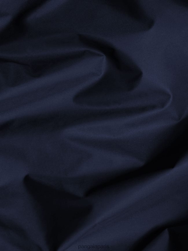 bleu marine Pangaia vêtements femmes DH84F0481 veste color block en nylon recyclé