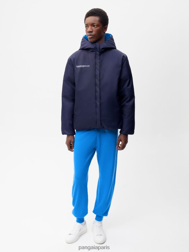 bleu marine/bleu cobalt Pangaia vêtements femmes DH84F0463 veste réversible flwrdwn