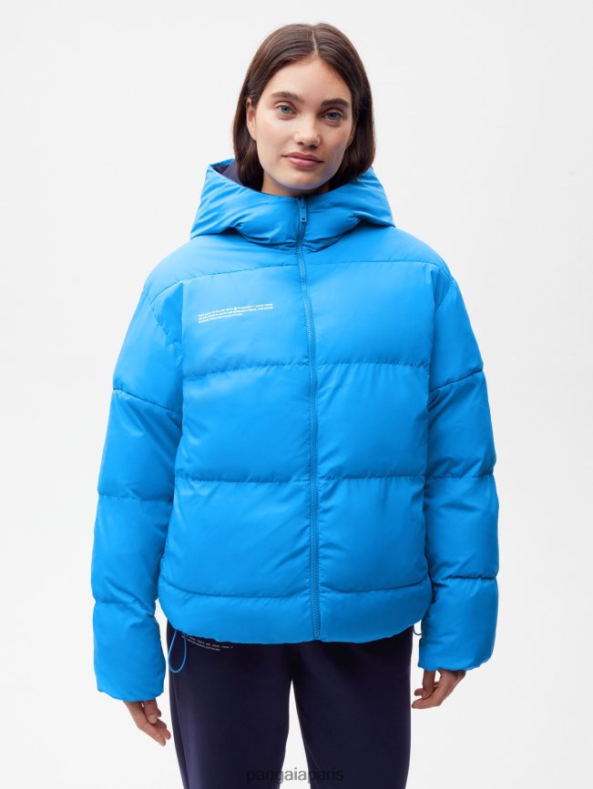 bleu marine/bleu cobalt Pangaia vêtements femmes DH84F0463 veste réversible flwrdwn