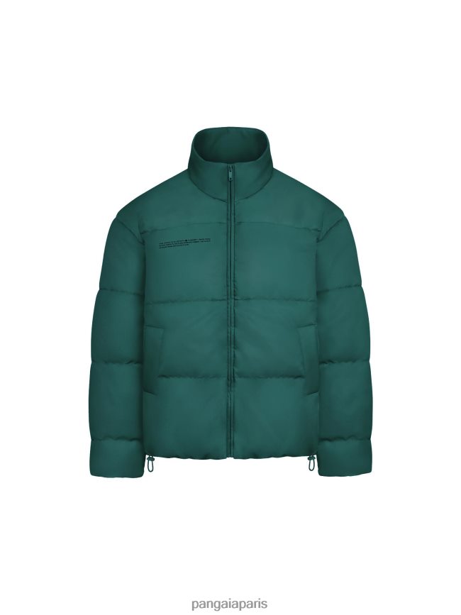 feuillage vert Pangaia vêtements femmes DH84F0465 veste bomber flwrdwn