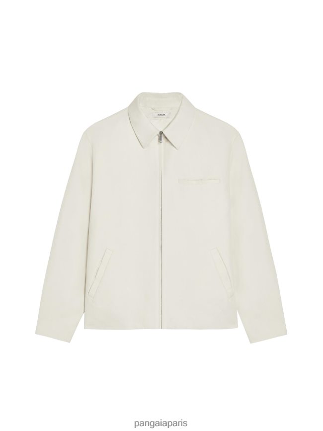 fleur de sureau Pangaia vêtements femmes DH84F0479 veste harrington en coton bio