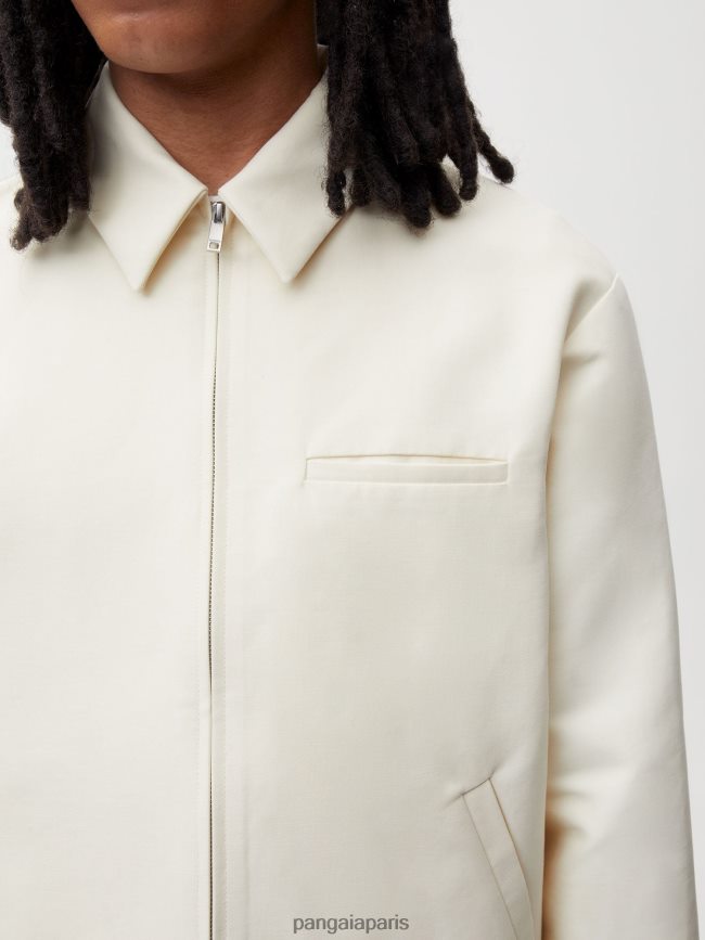 fleur de sureau Pangaia vêtements femmes DH84F0479 veste harrington en coton bio