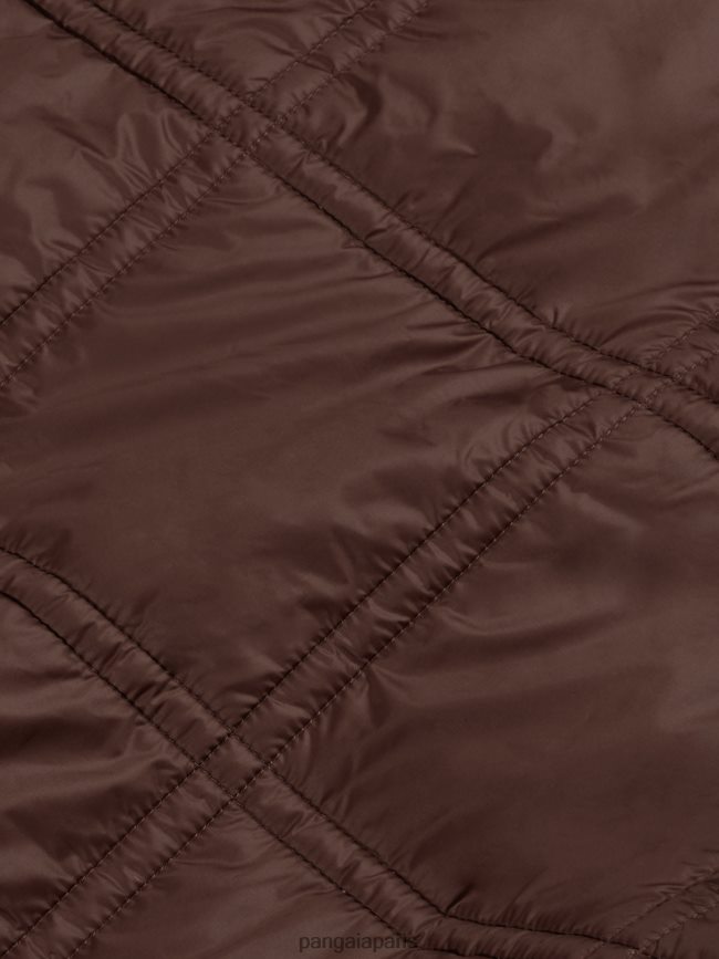 marron Pangaia vêtements femmes DH84F0455 gilet matelassé flwrdwn