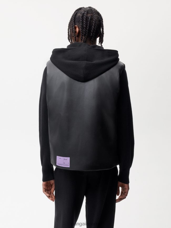 noir Pangaia vêtements femmes DH84F0442 le gilet aérien