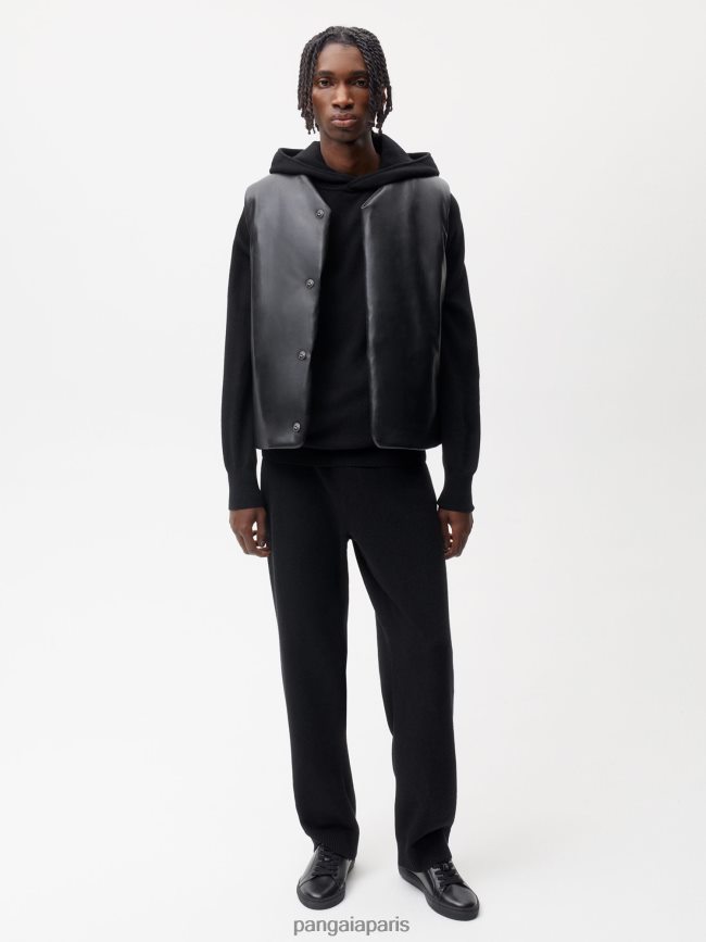 noir Pangaia vêtements femmes DH84F0442 le gilet aérien