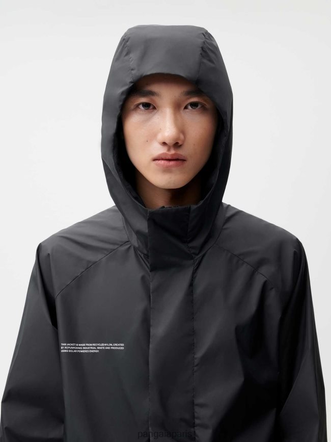 noir Pangaia vêtements femmes DH84F0454 veste color block en nylon recyclé
