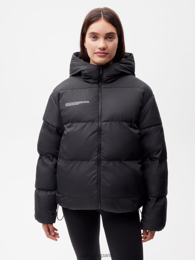 noir Pangaia vêtements femmes DH84F0462 veste réversible flwrdwn