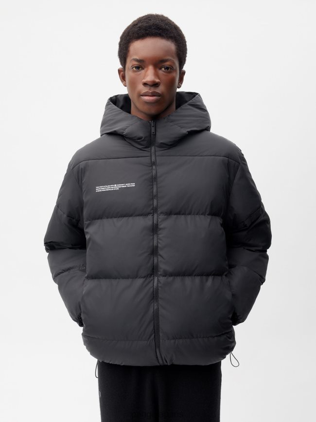 noir Pangaia vêtements femmes DH84F0462 veste réversible flwrdwn