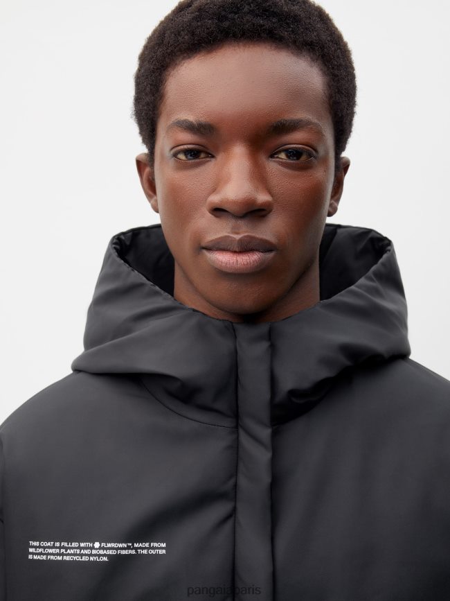 noir Pangaia vêtements femmes DH84F0462 veste réversible flwrdwn