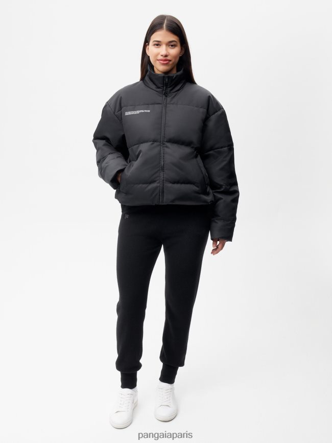 noir Pangaia vêtements femmes DH84F0467 veste bomber flwrdwn