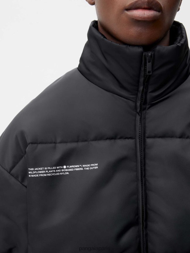 noir Pangaia vêtements femmes DH84F0467 veste bomber flwrdwn
