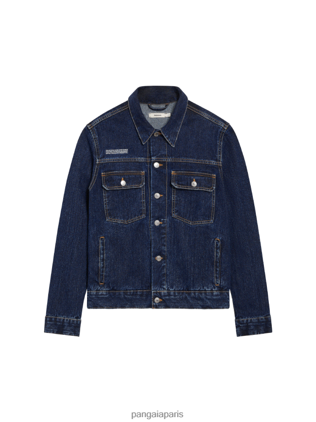 rincer laver Pangaia vêtements femmes DH84F0403 veste en jean ortie