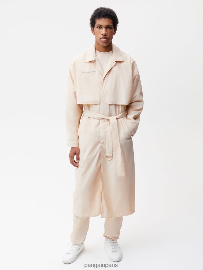 sable Pangaia vêtements femmes DH84F0477 trench en nylon recyclé