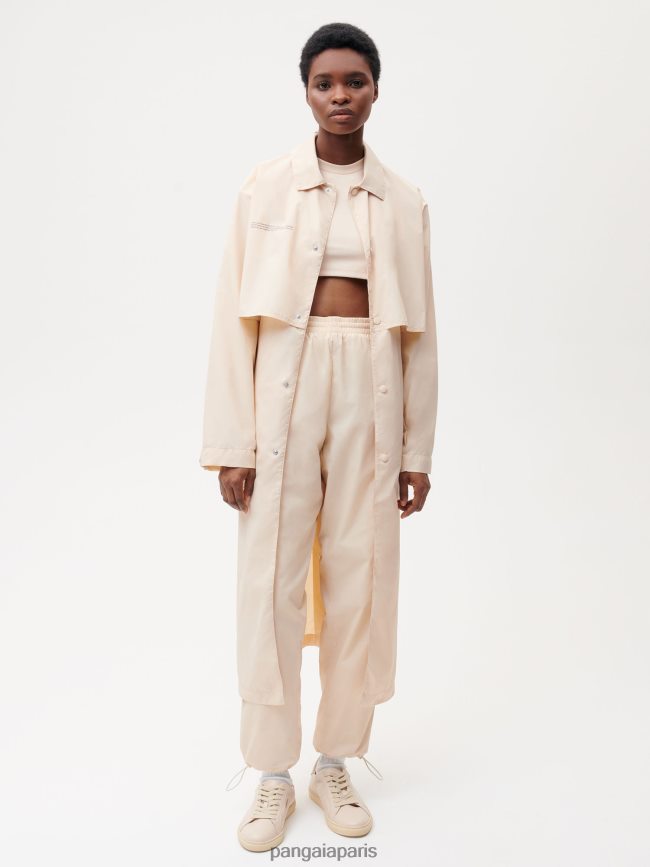 sable Pangaia vêtements femmes DH84F0477 trench en nylon recyclé