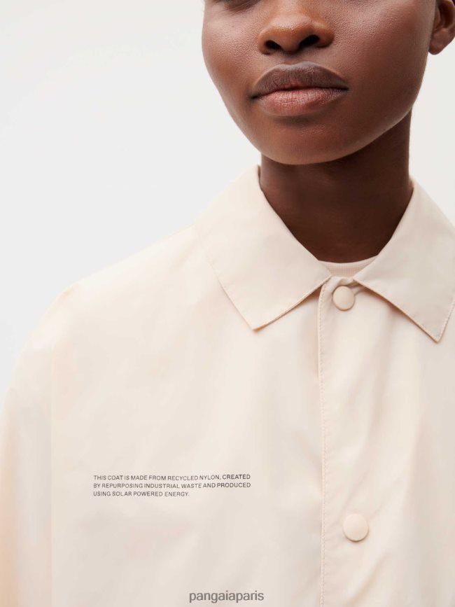sable Pangaia vêtements femmes DH84F0477 trench en nylon recyclé