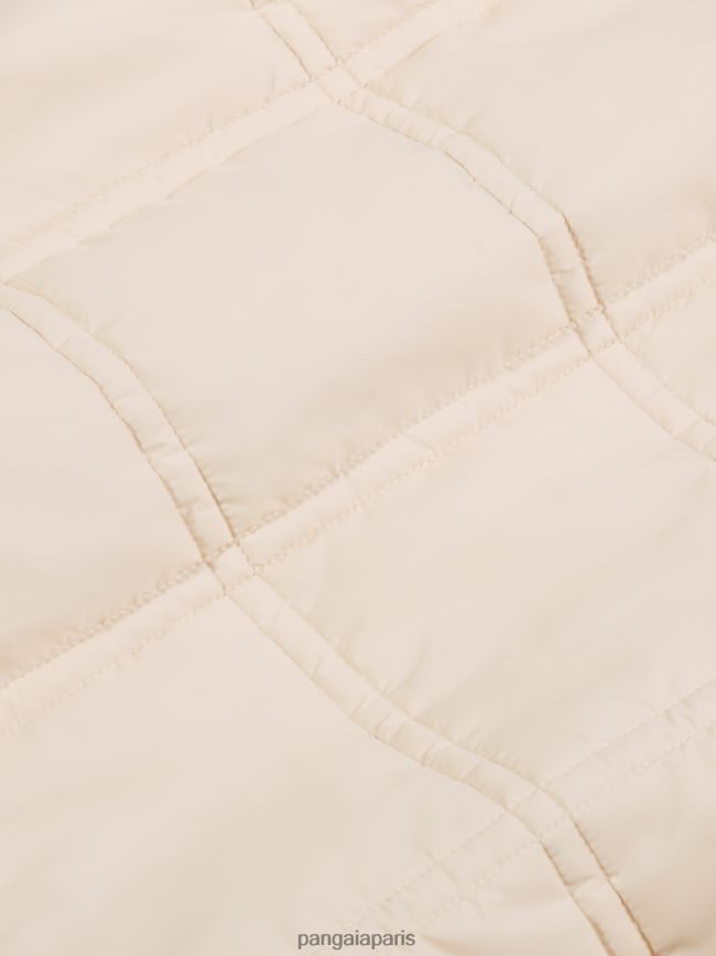 sable Pangaia vêtements femmes DH84F0483 veste sans col matelassée flwrdwn