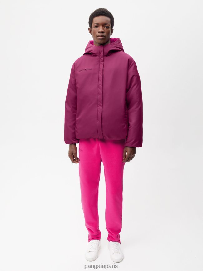 violet prune/rose digitale Pangaia vêtements femmes DH84F0446 veste réversible flwrdwn