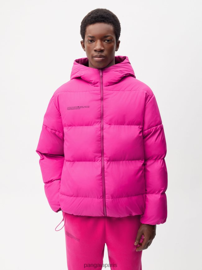 violet prune/rose digitale Pangaia vêtements femmes DH84F0446 veste réversible flwrdwn