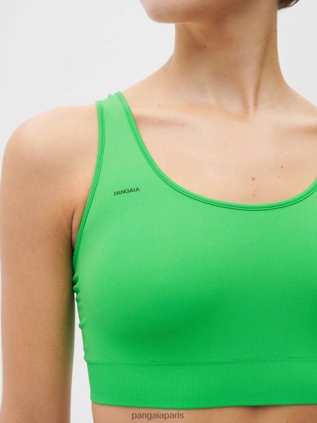 Vert Jade Pangaia vêtements femmes DH84F0416 brassière de sport motion x