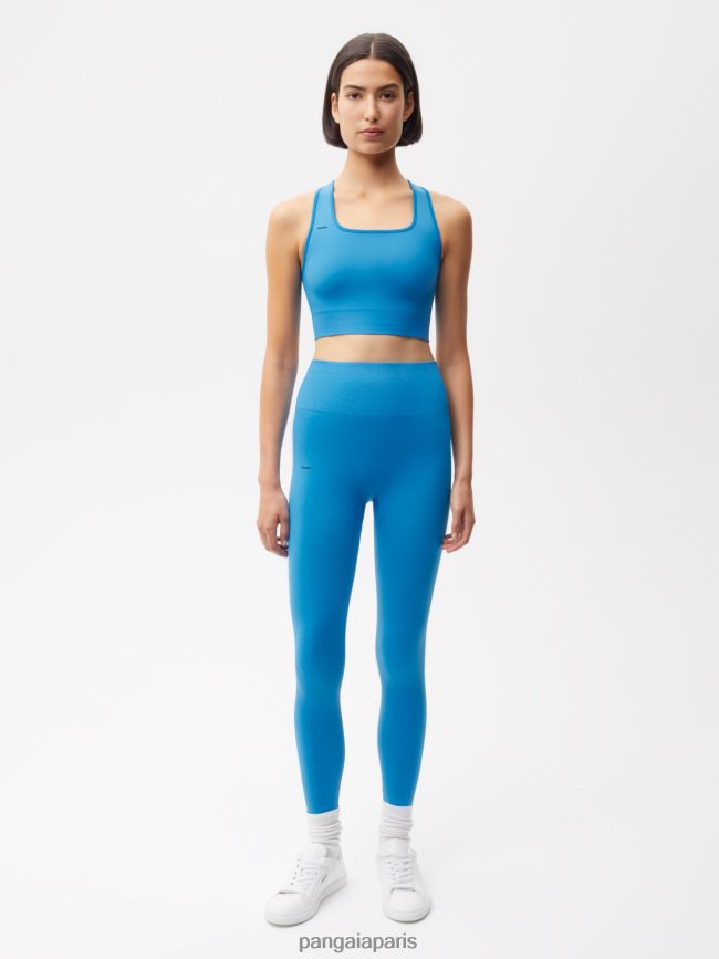 bleu céruléen Pangaia vêtements femmes DH84F0424 soutien-gorge de sport de mouvement