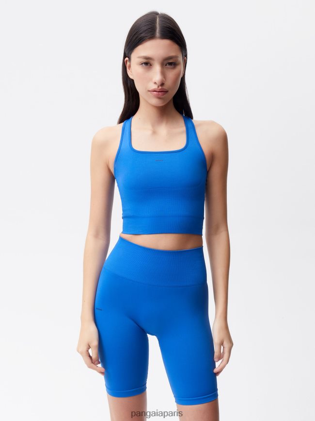 bleu cobalt Pangaia vêtements femmes DH84F0127 débardeur nervuré