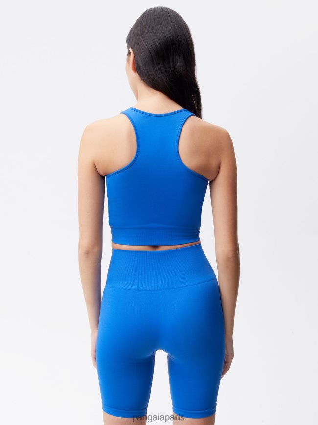 bleu cobalt Pangaia vêtements femmes DH84F0127 débardeur nervuré