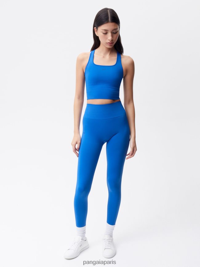 bleu cobalt Pangaia vêtements femmes DH84F0409 mouvement leggings