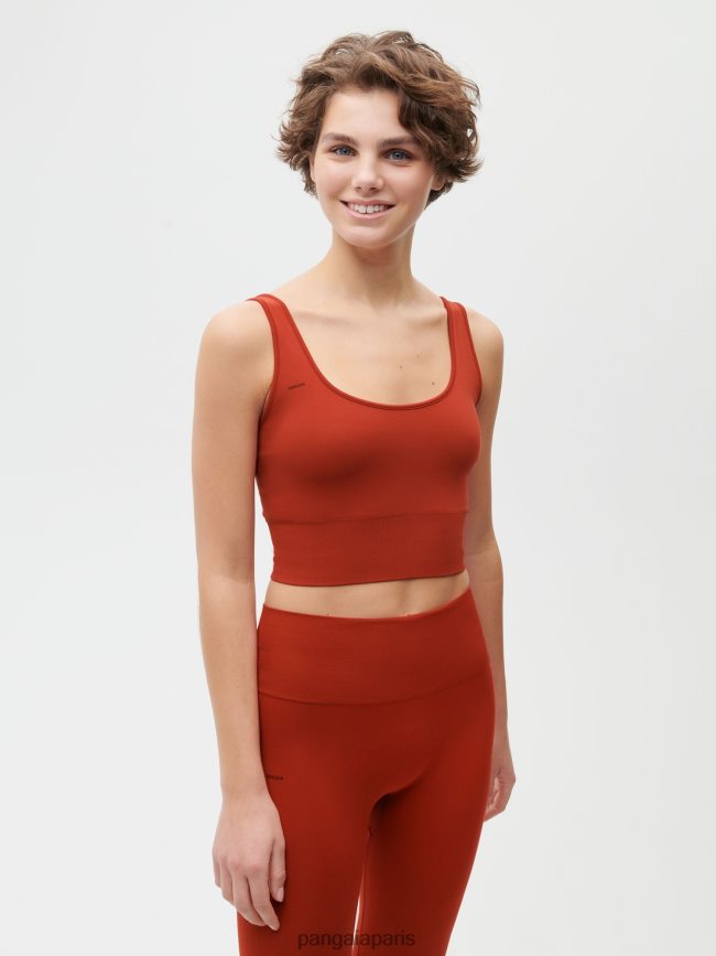 jaspe rouge Pangaia vêtements femmes DH84F0423 mouvement x débardeur