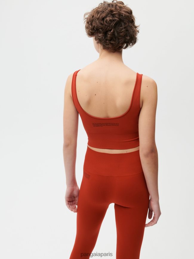 jaspe rouge Pangaia vêtements femmes DH84F0423 mouvement x débardeur