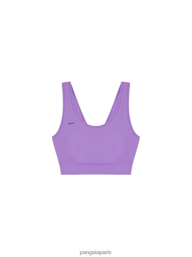 orchidée noire Pangaia vêtements femmes DH84F0414 brassière de sport motion x