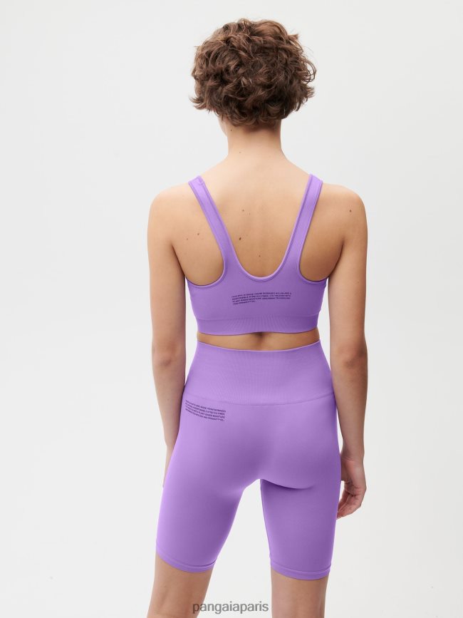 orchidée noire Pangaia vêtements femmes DH84F0414 brassière de sport motion x