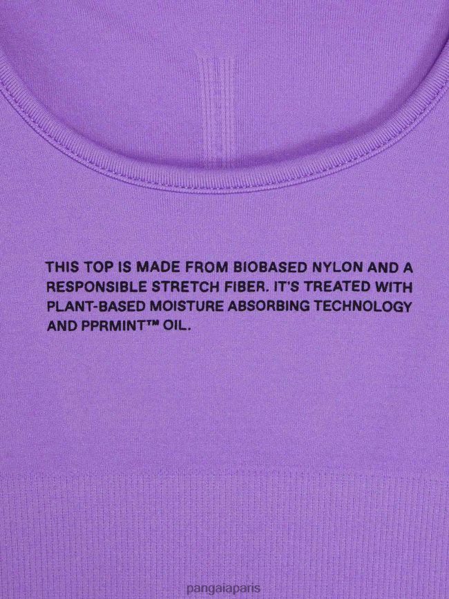 orchidée noire Pangaia vêtements femmes DH84F0421 mouvement x débardeur