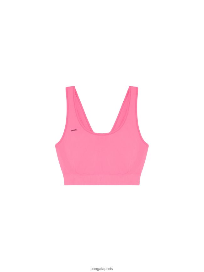 rose pastèque Pangaia vêtements femmes DH84F0415 brassière de sport motion x