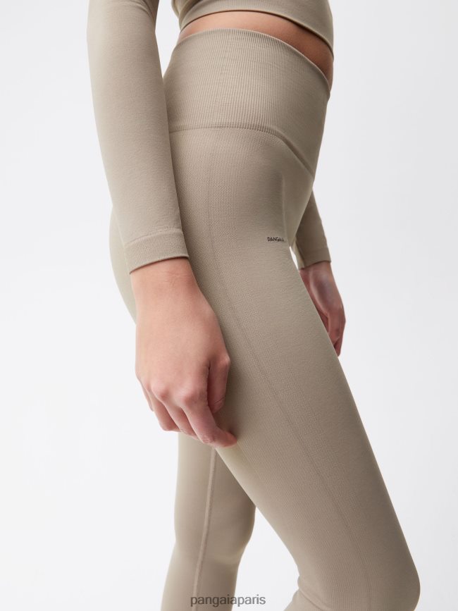 taupe Pangaia vêtements femmes DH84F0406 mouvement leggings