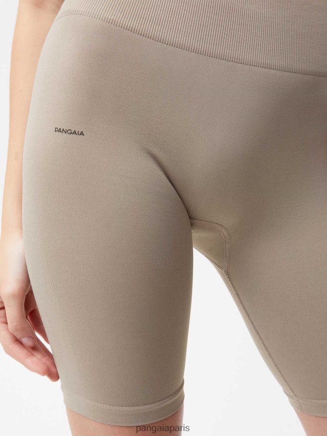 taupe Pangaia vêtements femmes DH84F0408 short de mouvement