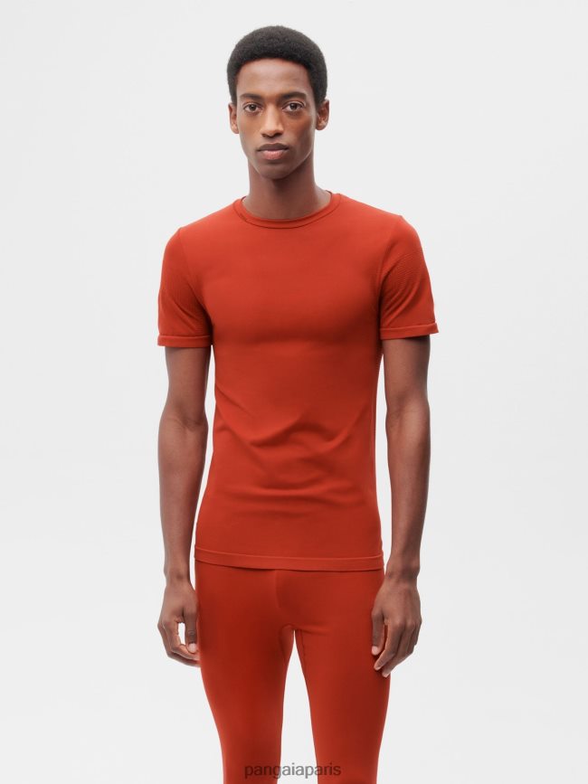 jaspe rouge Pangaia vêtements Hommes DH84F0525 t-shirt motion x