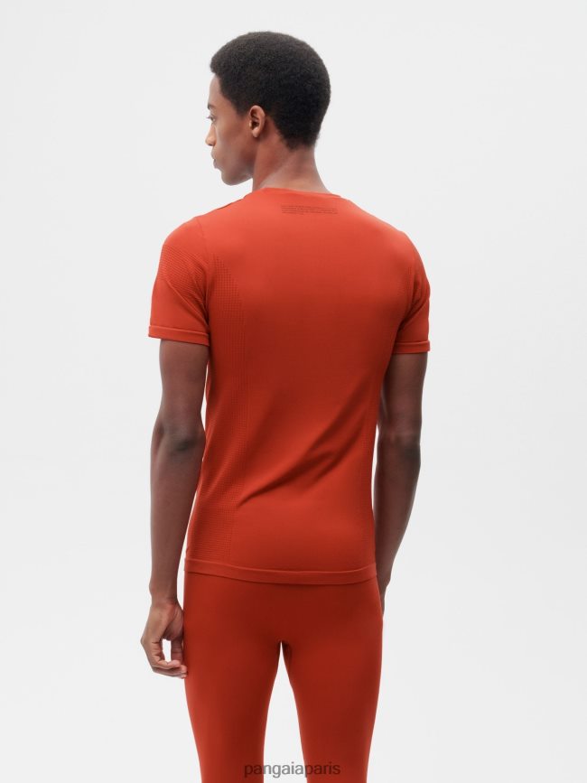 jaspe rouge Pangaia vêtements Hommes DH84F0525 t-shirt motion x