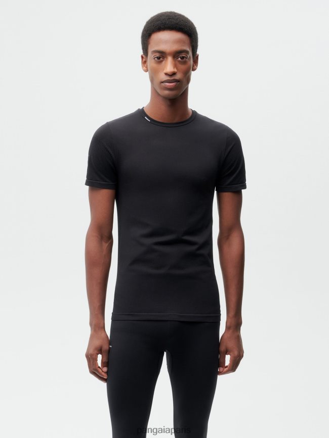 noir Pangaia vêtements Hommes DH84F0515 t-shirt motion x