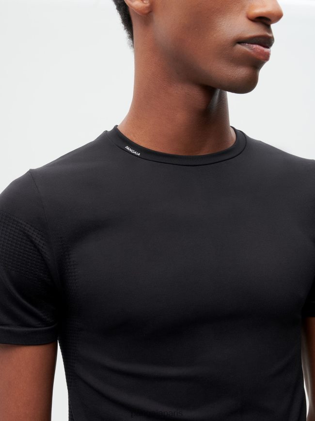 noir Pangaia vêtements Hommes DH84F0515 t-shirt motion x