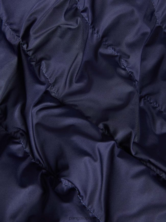 bleu marine Pangaia vêtements Hommes DH84F0536 doudoune légère flwrdwn