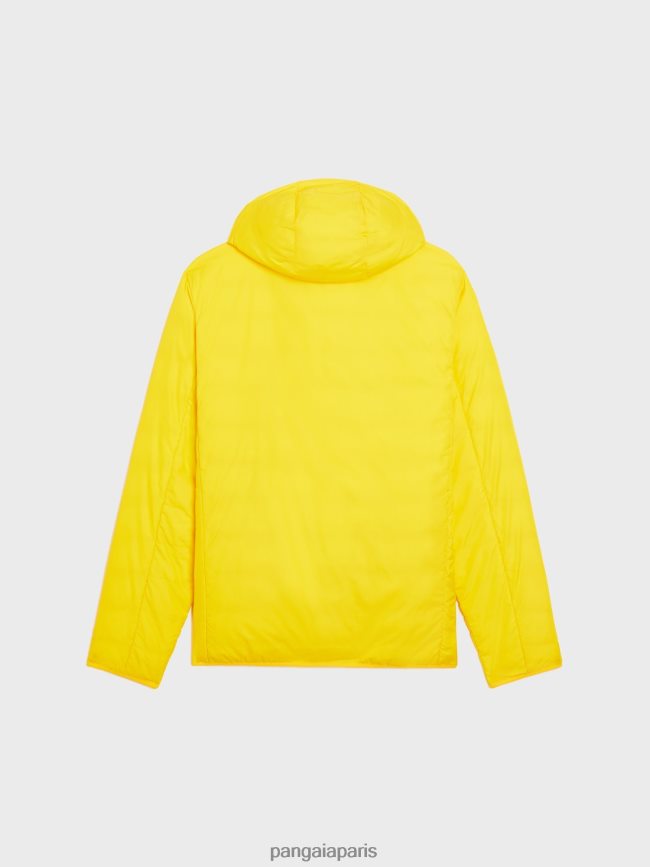 jaune safran Pangaia vêtements Hommes DH84F0537 doudoune légère flwrdwn
