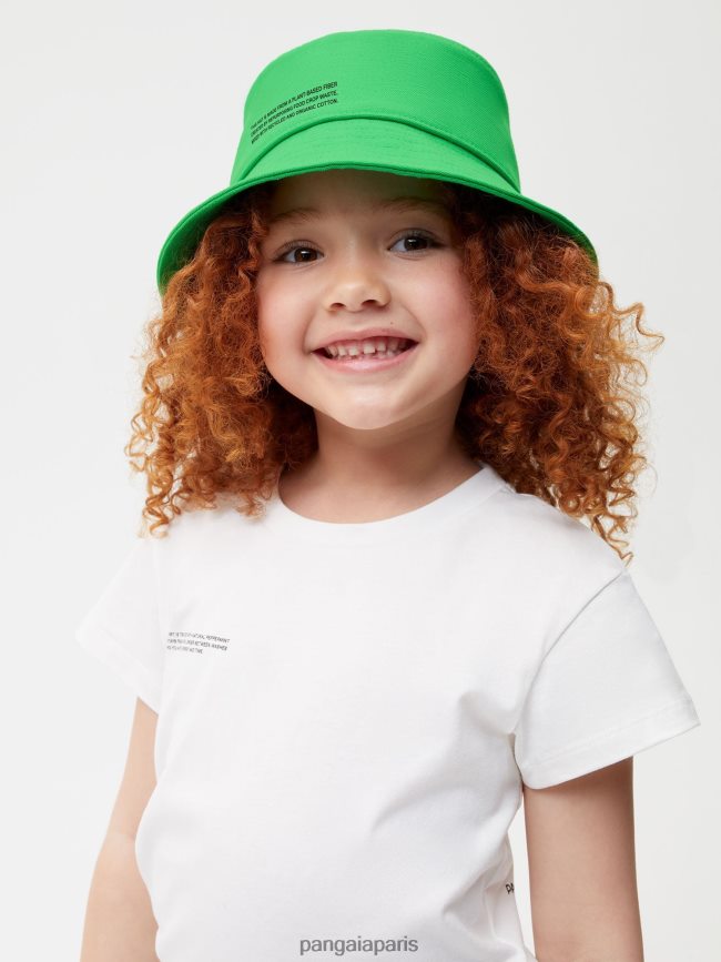 Vert Jade Pangaia accessoires unisexe DH84F0658 bob en toile de chanvre oléagineux